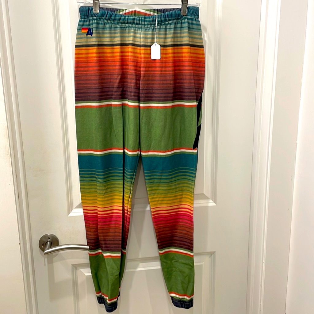 Rare Nwt Aviator Nation Women's Tulum Bolt Sweatpants- S